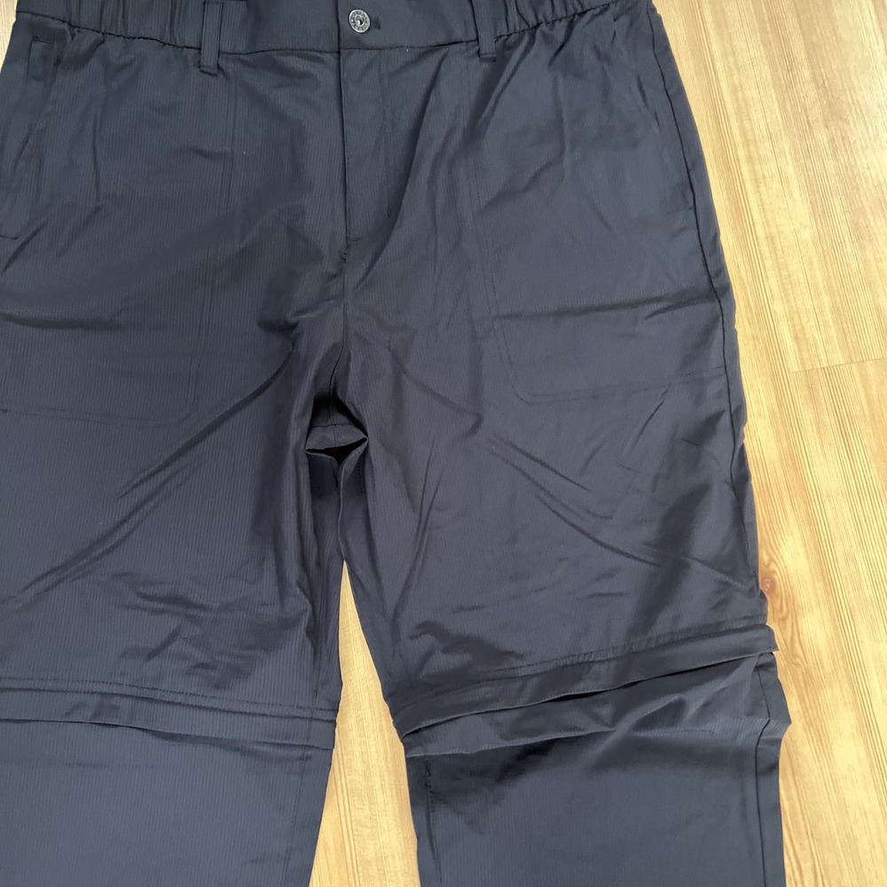 GERRY Convertible Relaxed Fit Pants Black Size 38 W 32 L NWT Mens‎ - Picture 7 of 10